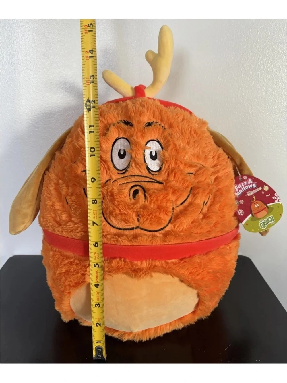 FuzzAMallows by Original Squishmallows The Grinch Max The Dog 12